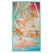 Petit Sac Cadeau Design floral japonais vintage (Dos)