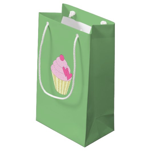 Petit Sac Cadeau Design Green illusima (Dos Angle)