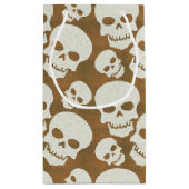 Petit Sac Cadeau Design Motif graphique crâne (Dos)