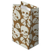 Petit Sac Cadeau Design Motif graphique crâne (Dos Angle)