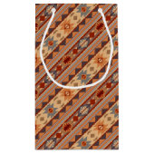 Petit Sac Cadeau Design Motif Sud-Ouest Tan (Dos)