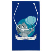 Petit Sac Cadeau Dessin animé éléphant (Dos)