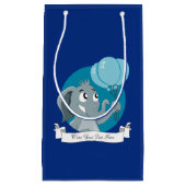 Petit Sac Cadeau Dessin animé éléphant (Devant)