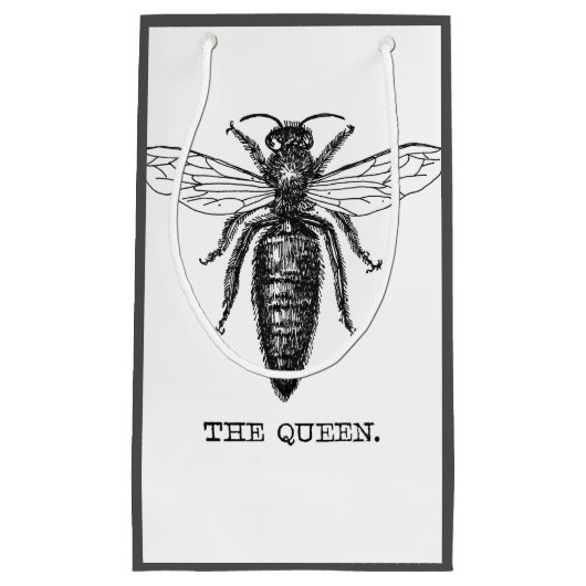 Petit Sac Cadeau Dessin classique de l'illustration de Queen Bee (Devant)