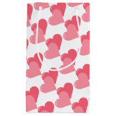 Petit Sac Cadeau Deux Coeurs roses (Devant)