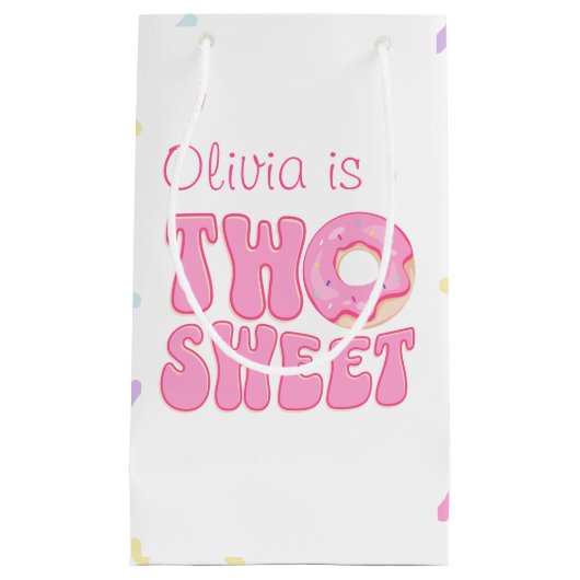 PETIT SAC CADEAU DEUX DONUTS SUCRÉS (Devant)