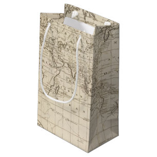 Petit Sac Cadeau Diagramme du monde