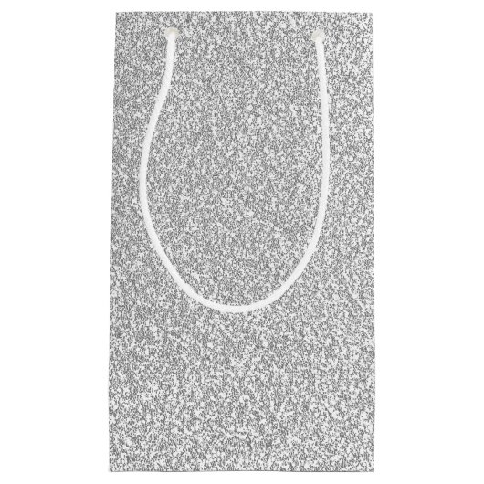 Petit Sac Cadeau Diamants blancs (Devant)