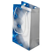 Petit Sac Cadeau Diamants bleus (Dos Angle)