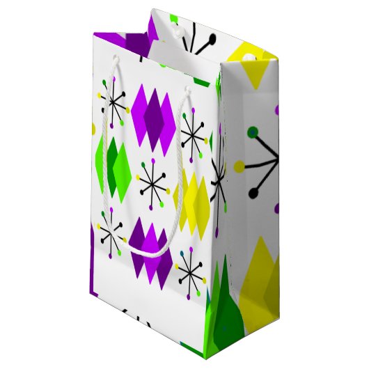 Petit Sac Cadeau Diamants et Starburts (Devant Angle)