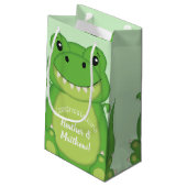 Petit Sac Cadeau Dinosaure Baby shower T-Rex (Dos Angle)