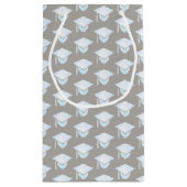 Petit Sac Cadeau Diplôme Blanc Opal Motif tendance Graduate (Dos)