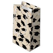 Petit Sac Cadeau Diplôme de Casquette et diplôme (Dos Angle)