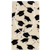 Petit Sac Cadeau Diplôme de Casquette et diplôme (Devant)