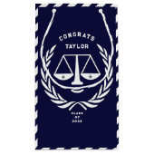 Petit Sac Cadeau Diplôme de droit personnalisé (Dos)