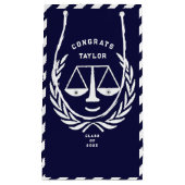 Petit Sac Cadeau Diplôme de droit personnalisé (Devant)