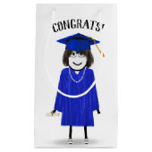 Petit Sac Cadeau Diplômée avec diplôme (Devant)