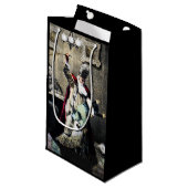 Petit Sac Cadeau Discipline père Noël (Devant Angle)