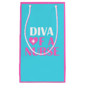 PETIT SAC CADEAU "DIVA D'UNE INFIRMIÈRE" (Devant)