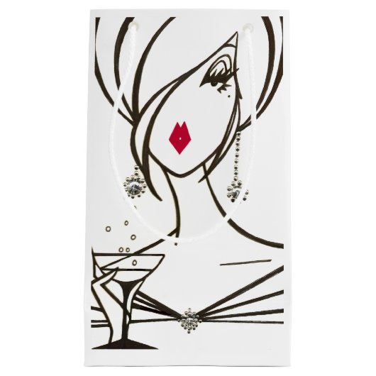 Petit Sac Cadeau "Diva Fabulous" (Devant)