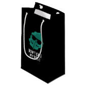 Petit Sac Cadeau Don't Kale My Vibe Funny Veggie Pun Dark BG (Devant Angle)