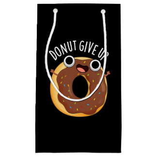 Petit Sac Cadeau Donut Abandonner Funny Food Pun Dark BG