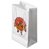 Petit Sac Cadeau Donuts en colère (Devant Angle)