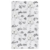 Petit Sac Cadeau Doodle moderne Balloon Joyeux anniversaire (Dos)