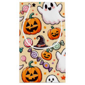 Petit Sac Cadeau Doodles d'Halloween (Dos)