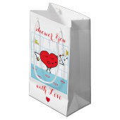 Petit Sac Cadeau Douche d'amour : (Devant Angle)