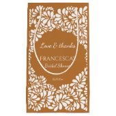 Petit Sac Cadeau Douche nuptiale talavera mexicaine en terre cuite (Devant)