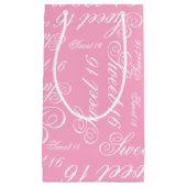 Petit Sac Cadeau Doux 16 Couleur personnalisée (Devant)