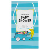 Petit Sac Cadeau Dr Seuss | Un poisson - Baby shower garçon (Dos)