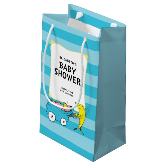 Petit Sac Cadeau Dr Seuss | Un poisson - Baby shower garçon (Dos Angle)