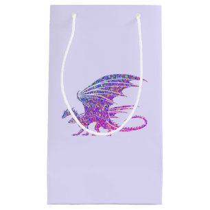 Petit Sac Cadeau Dragon Mosaïque Pourpre Incroyable