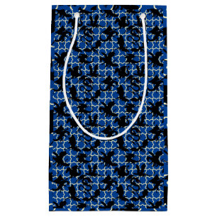 Petit Sac Cadeau Dragon motif 01.wx4x4.bleu Dblue BG