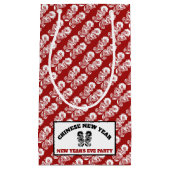 Petit Sac Cadeau Dragon oriental chinois du Nouvel An (Devant)