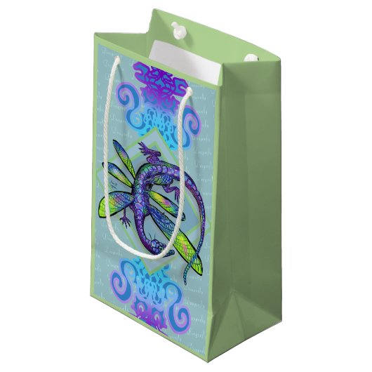 Petit Sac Cadeau Dragonfly (Devant Angle)