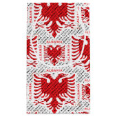 Petit Sac Cadeau Drapeau albanais 4 (Dos)