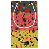 Petit Sac Cadeau Drapeau allemand avec les articles culturels (Dos)