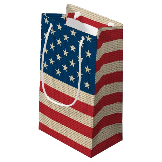 Petit Sac Cadeau Drapeau américain (Dos Angle)