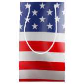 Petit Sac Cadeau Drapeau américain (Devant)