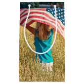Petit Sac Cadeau drapeau américain de la liberté (Devant)
