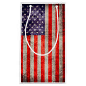 Petit Sac Cadeau Drapeau antiquité américain (Devant)