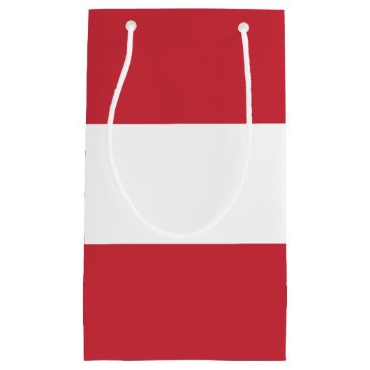 Petit Sac Cadeau Drapeau autrichien (Devant)