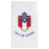 Petit Sac Cadeau Drapeau d'Austin, Texas (Dos)