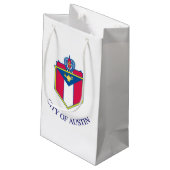 Petit Sac Cadeau Drapeau d'Austin, Texas (Dos Angle)