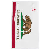 Petit Sac Cadeau Drapeau de Californie (Devant)