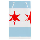 Petit Sac Cadeau Drapeau de Chicago (Dos)