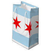 Petit Sac Cadeau Drapeau de Chicago (Dos Angle)